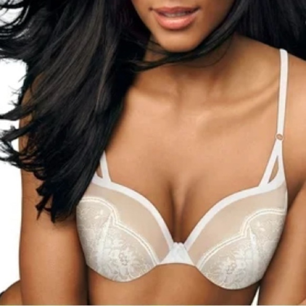 NWT Maidenform Love the Lift Push Up & In Underwire Bra Lace size 38D New $48